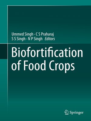 cover image of Biofortification of Food Crops